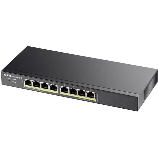 Zyxel 8x GE GS1900-8HPv2 8x PoE Ports