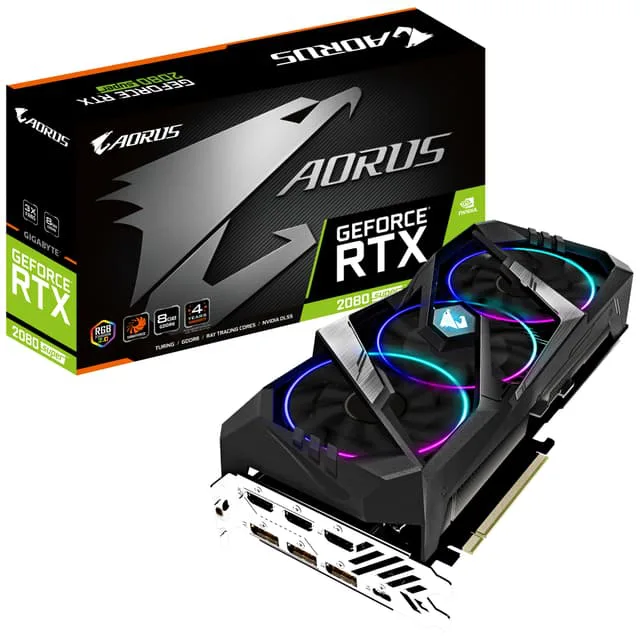 Gigabyte Aorus GeForce RTX 2080 Super grafikkort