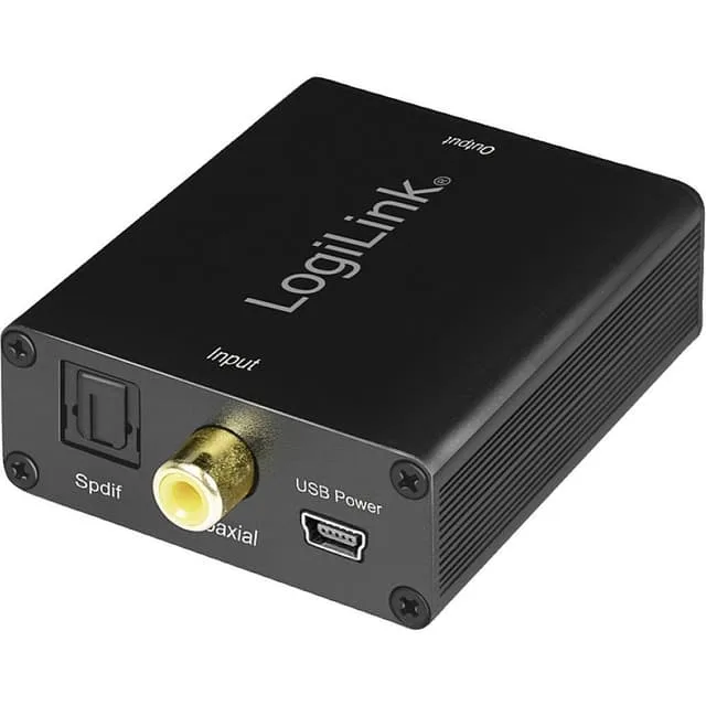 LogiLink neu Toslink / RCA / Teleplugg Audio Adapter