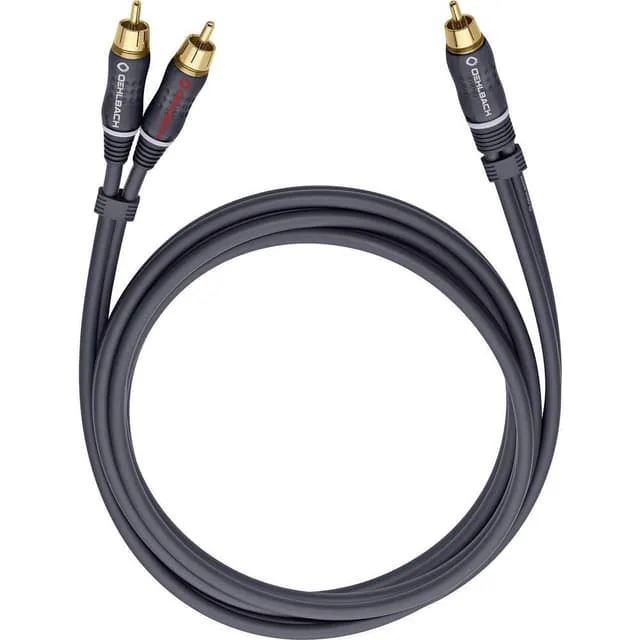 Oehlbach RCA Audio Y-kabel [2x RCA-hane