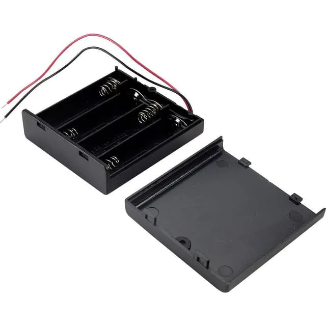 TRU COMPONENTS SBH341-1A Batterihållare 4x AA (R6)