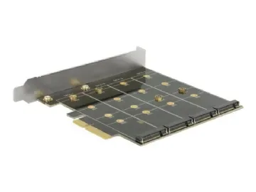 Delock Lagringskontroller (RAID) 4 kanaler M.2-kort