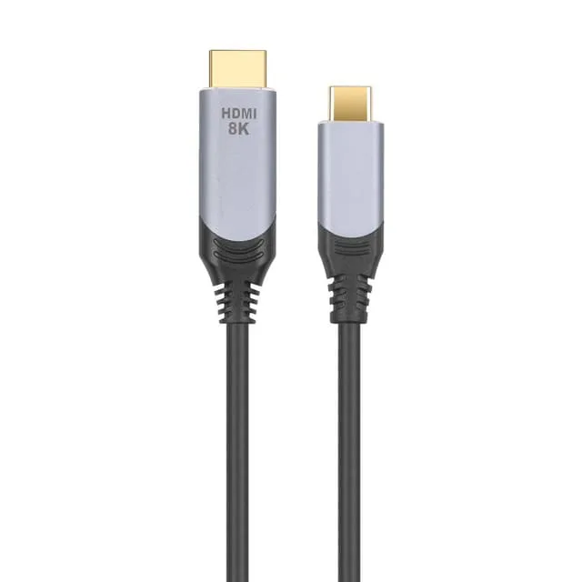 NÖRDIC 2m kabel USB-C till HDMI 2.1