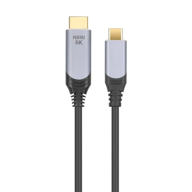 NÖRDIC 50cm kabel USB-C till HDMI 2.1