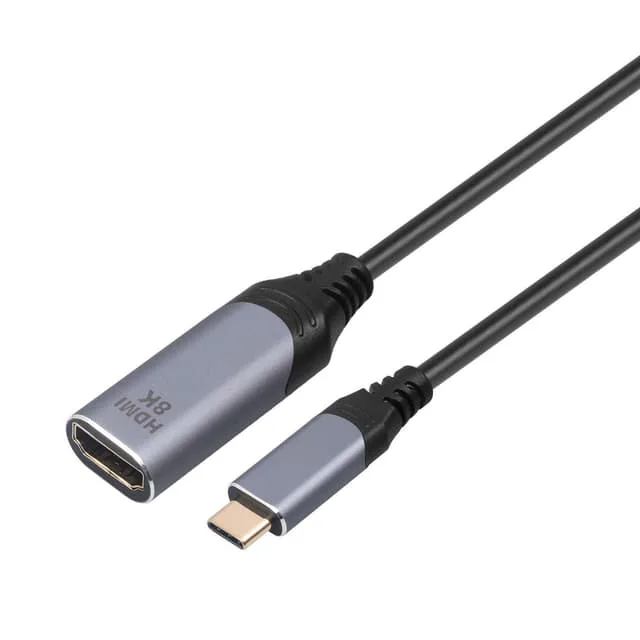 NÖRDIC 20cm adapter USB-C to HDMI 2.1