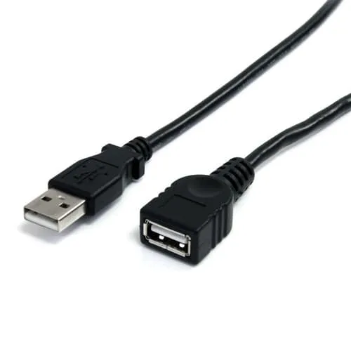 Startech .com 91 cm svart USB 2.0-förlängningskabel A till A