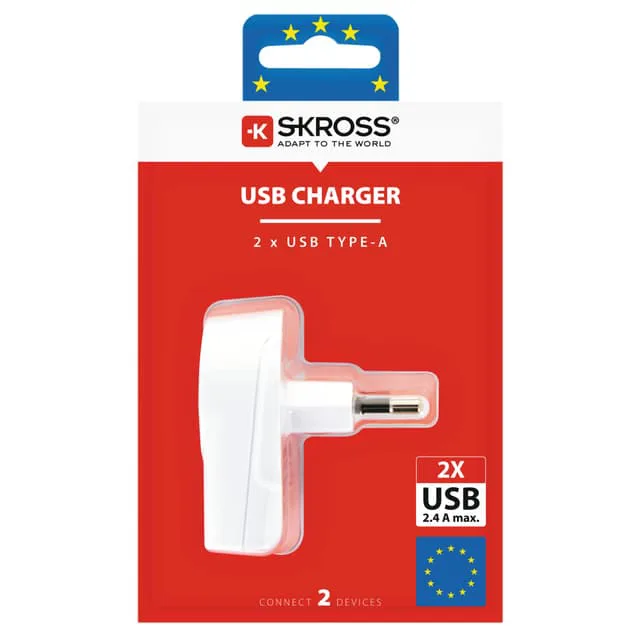 SKROSS Euro USB Charger