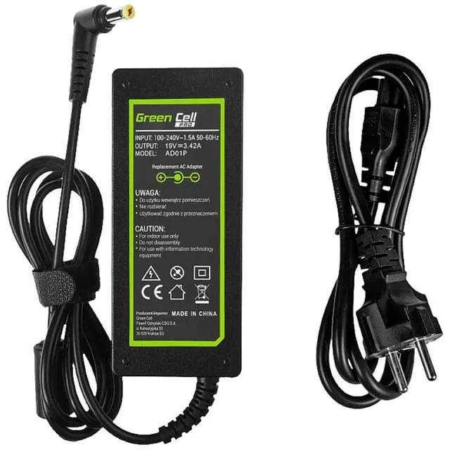 Green Cell AD01P Laptop nätadapter 65 W