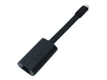 Dell - Nätverksadapter - USB-C - Gigabit Ethernet - svart