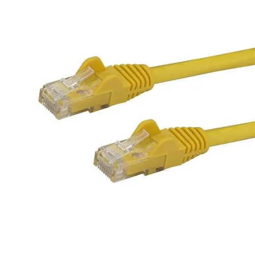 StarTech.com Cat6-patchkabel med hakfria RJ45-kontakter – 1 m, gul