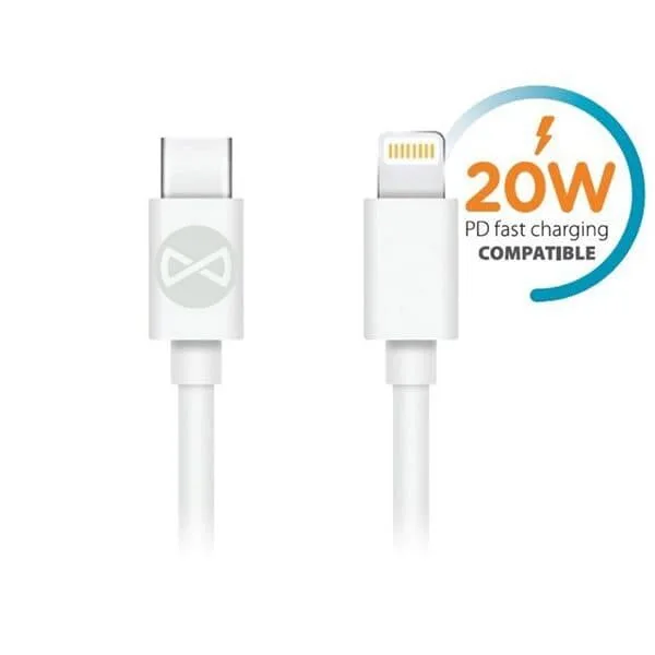 24 Forever iPhone-kabel 1m 3A