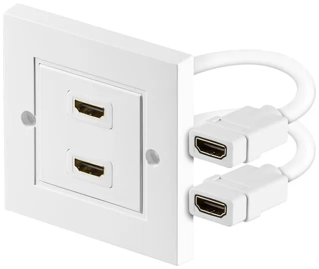 goobay HDMI™ vägguttag