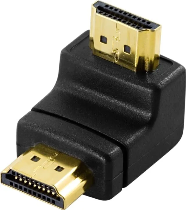 DeLOCK HDMI-adapter, 19-pin ha till ha, vinklad (65073)