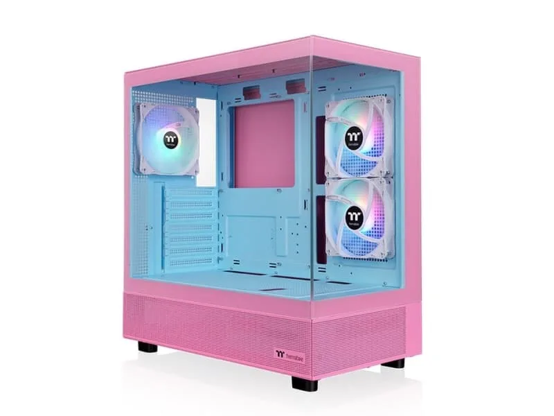 Thermaltake View 270 Plus TG, Midi Tower, PC, Rosa, ATX, EATX, micro ATX, Mini-ITX, SPCC, Härdat glas, Spela