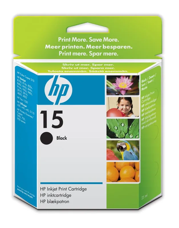 HP Bläck Svart NO.15 25ml