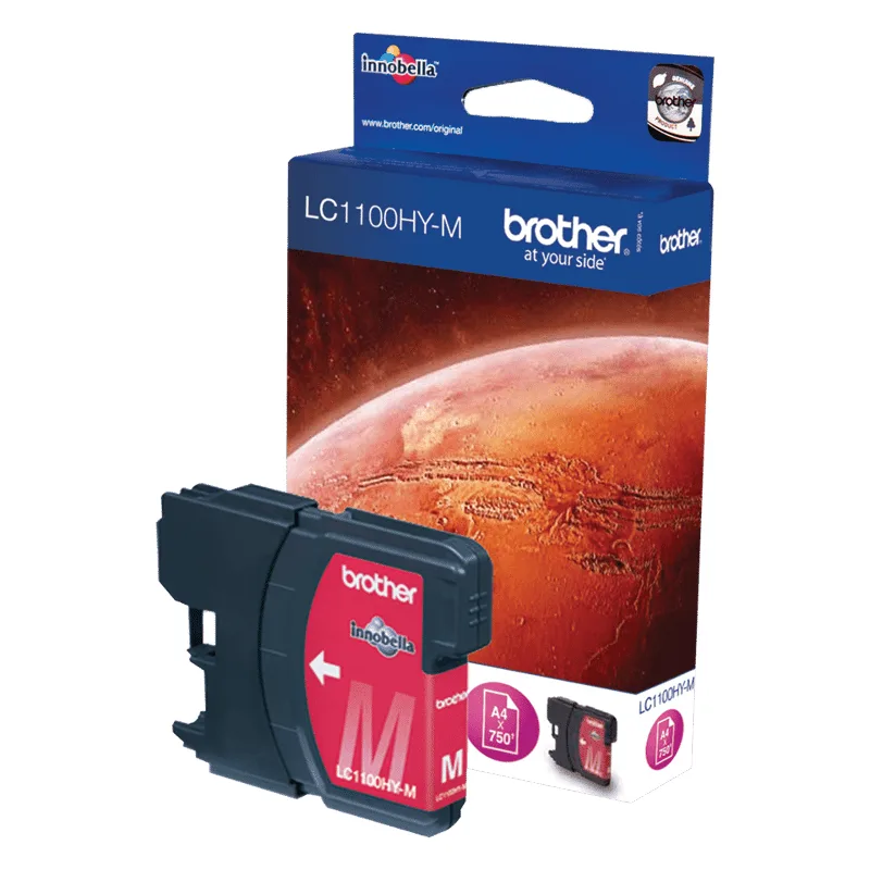 Brother Bläck Magenta LC1100HYM 750 SIDOR