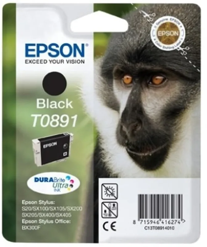 Epson Bläck Svart T0891