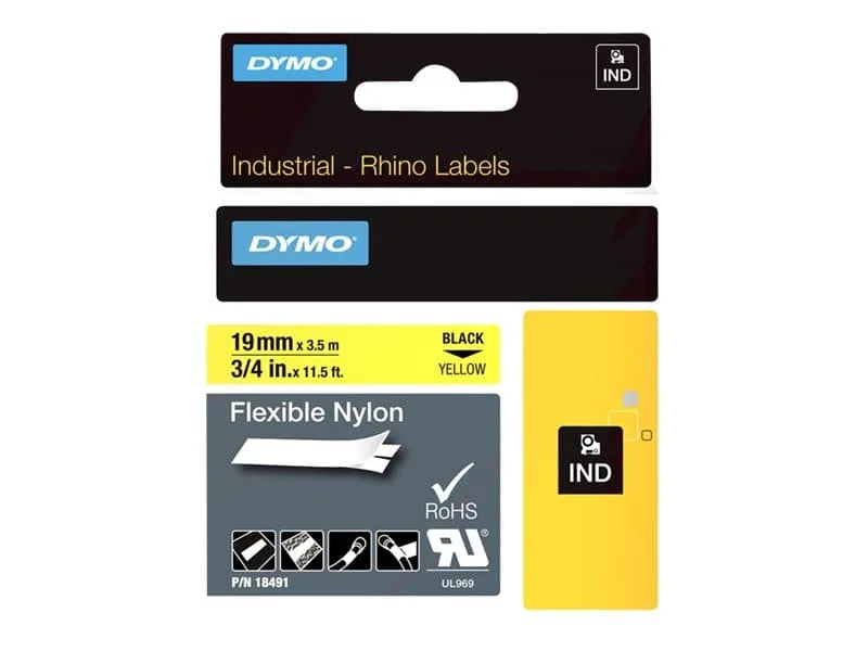 DYMO D1 märktejp flex nylon 12mm