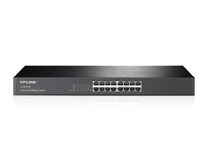 TP-Link TL-SF1016 16-portars 10/100 Mbps rackmonterad switch