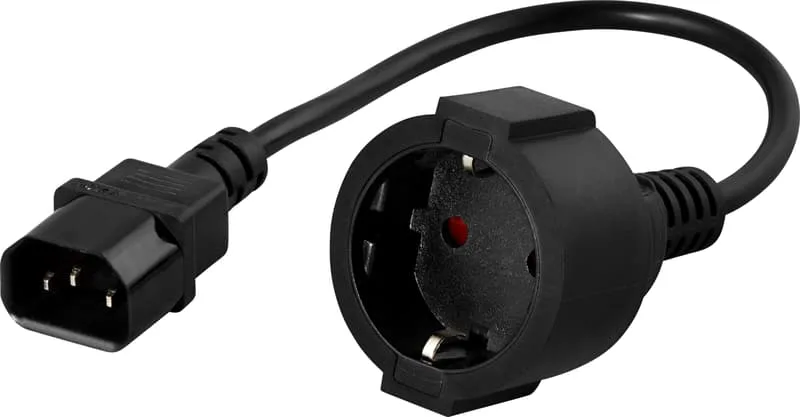 Strömadapter C14 till Schuko