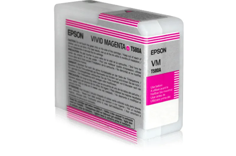 Epson Bläck Vivid Magenta T580A
