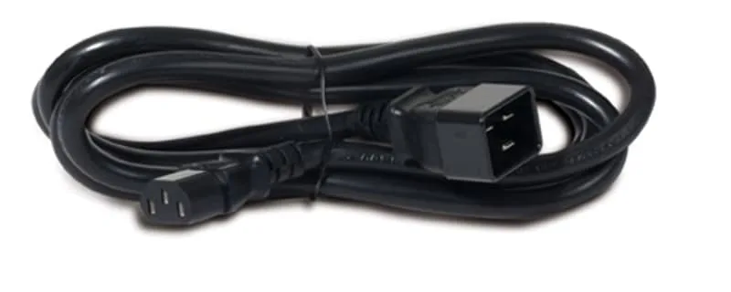 C13/C20 2m Black C20 coupler C13 coupler