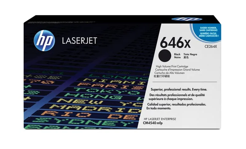Toner Svart 646X 17K - CE264X