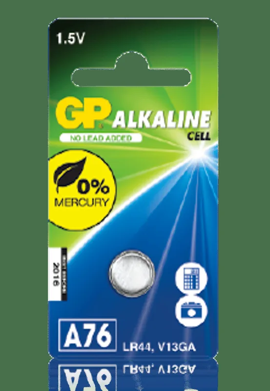 Alkaline LR44 knappcellsbatteri - 1,5V