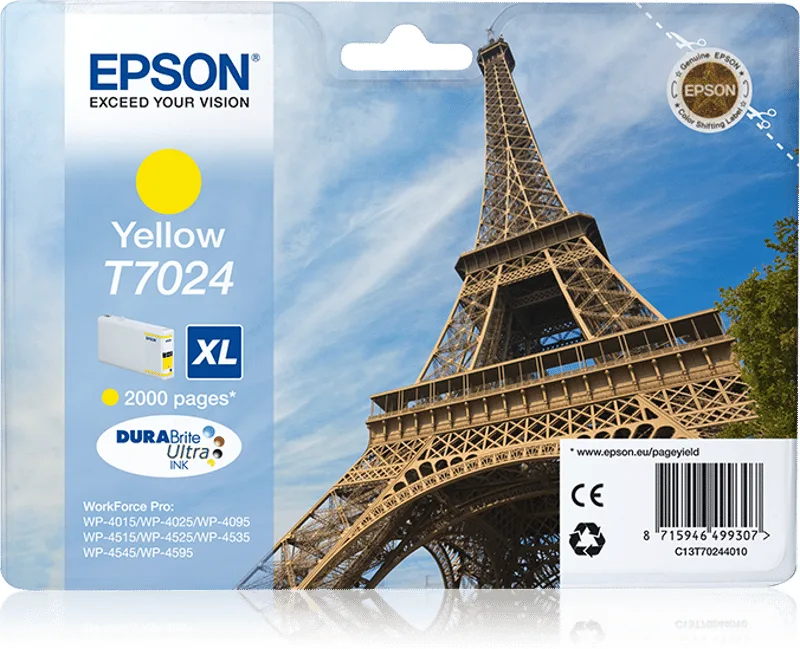 Epson Bläck Gul T7024 XL