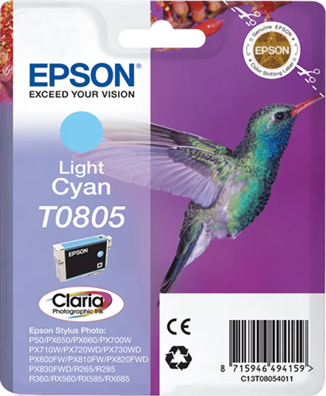 Epson T0805 - ljus cyan - original