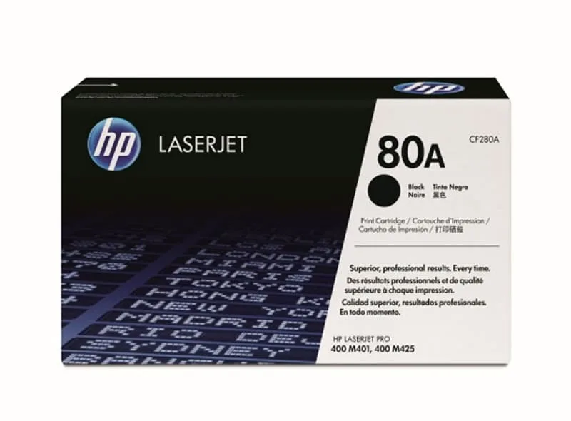 HP Toner Svart 80A 2.7K