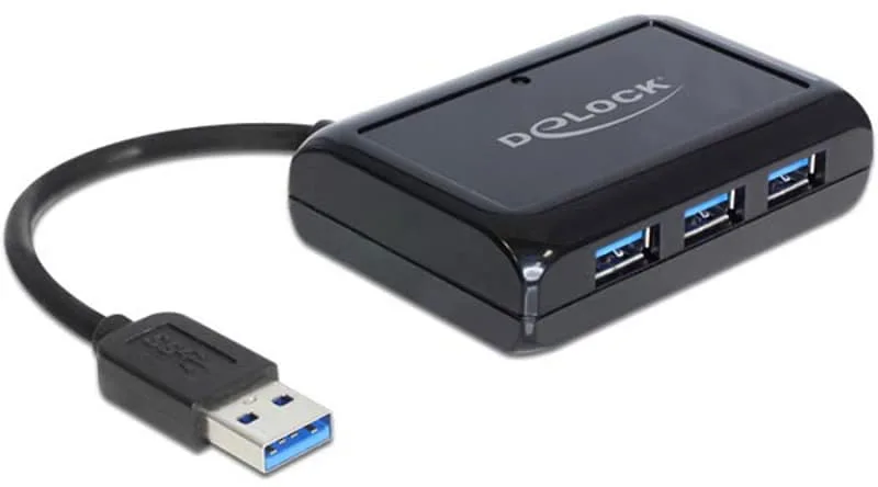 USB 3.0 Hub 3 Port + 1 Port Gigabit LAN 10/100/1000 Mb/s