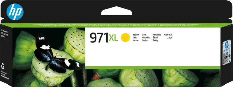 HP 971XL - Lång livslängd - gul - original