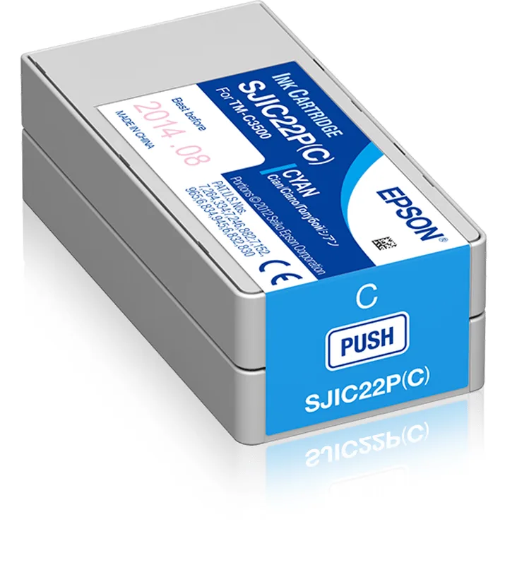 Epson Bläck Cyan SJIC22P
