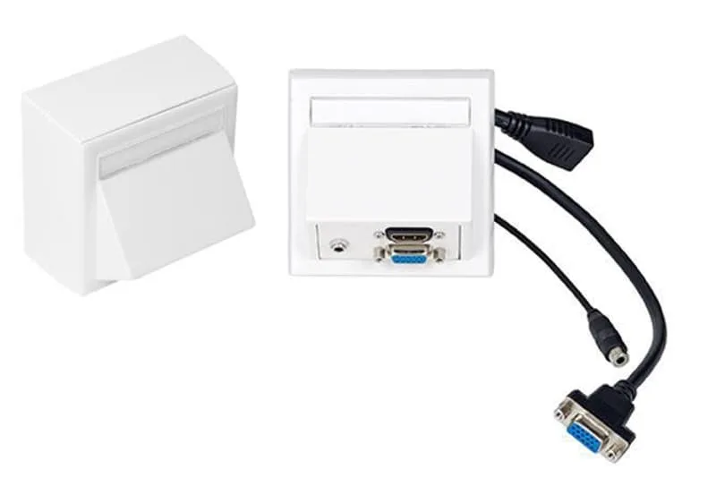 Vivolink Wall Box VGA + HDMI + 3,5mm