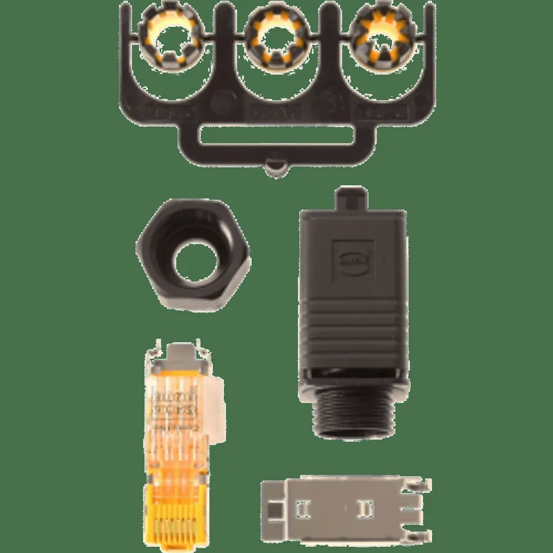 RJ45 connector push pull plug