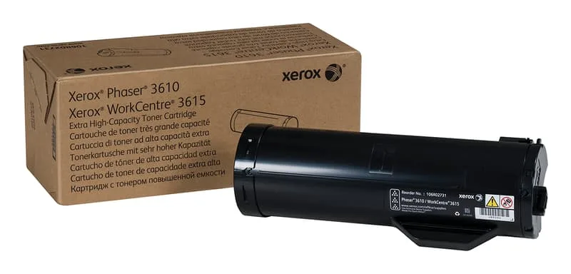 Toner Svart 25.3k - Phaser 3610/WC 3615