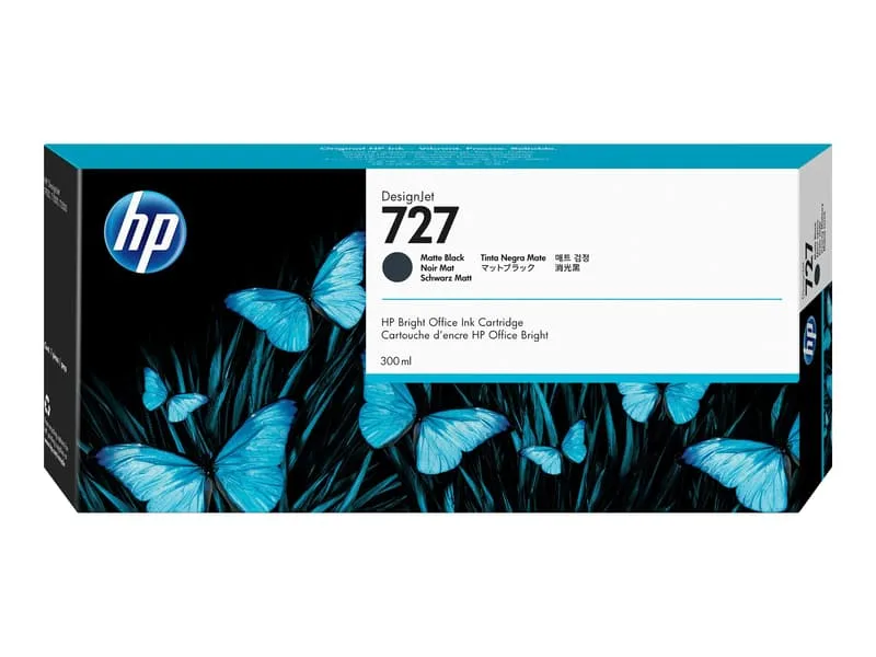 HP Bläck Matt Svart 727 300ml