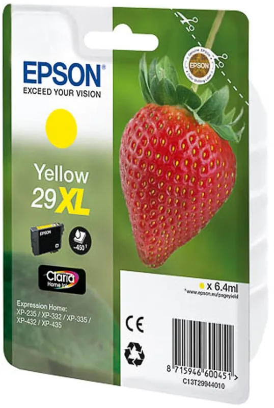 Epson Bläck Gul 29XL Claria