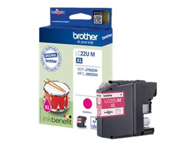 Brother Bläck Magenta XL 1.2K