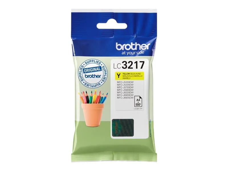 Brother LC3217Y bläckpatroner 1 styck Original Gul