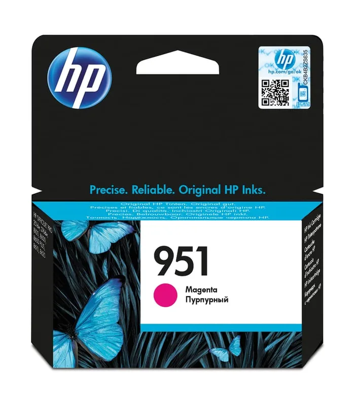 HP 951 bläckpatroner Original Standardavkastning Magenta
