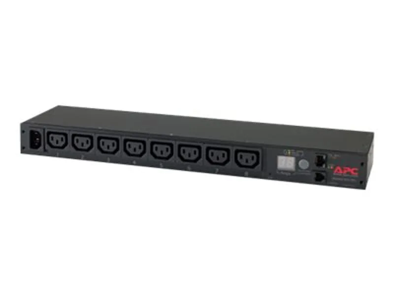 APC AP7820B grenuttag 8 AC-utgångar 0U/1U Svart