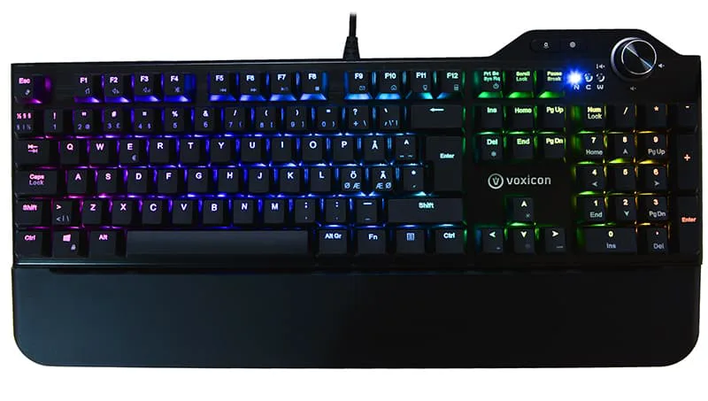Voxicon Trådad Gamingtangentbord RGB