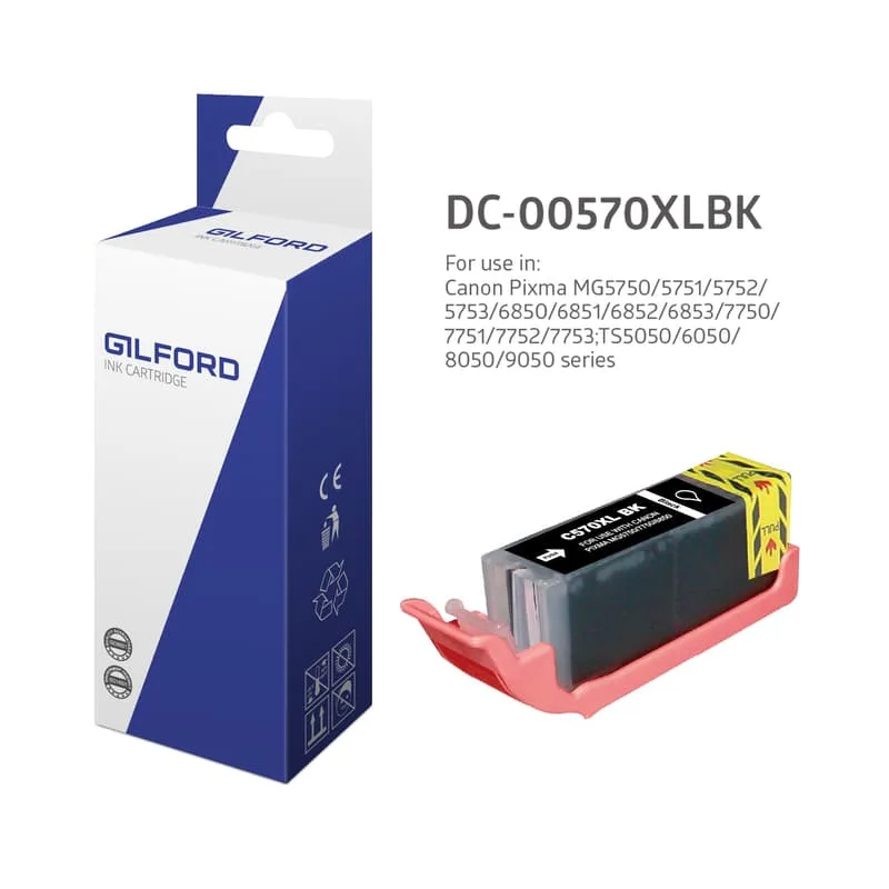 Gilford Bläck Svart Pgi-570Pgbk Xl 23.5ml