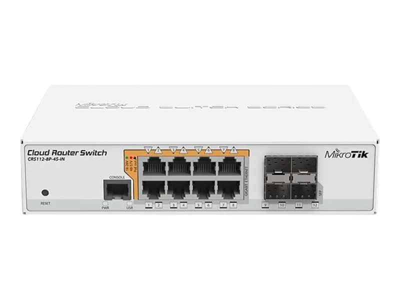 CRS112-8P-4S-IN Gigabit Smart Switch