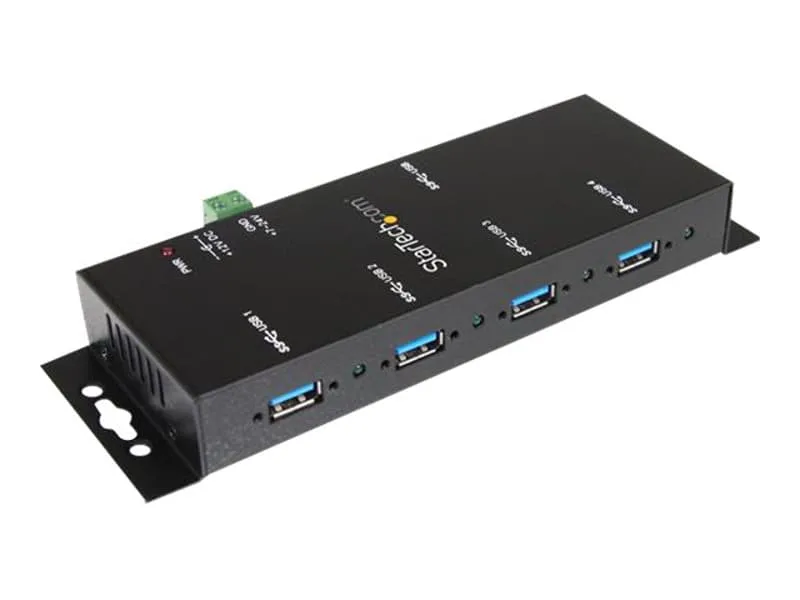 4 Port Industrial USB 3.0 Hub Mountable