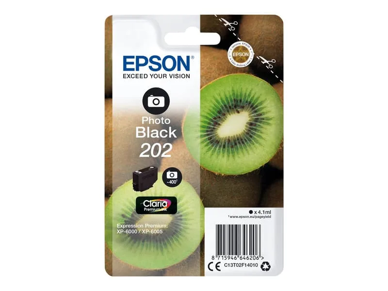 Epson 202 - foto-svart - original