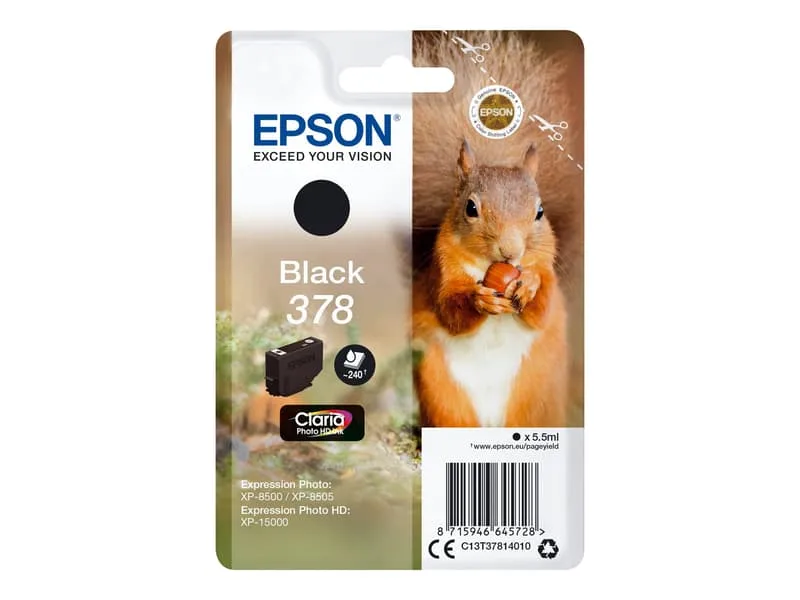 Epson Bläck Svart 5.5ml 378
