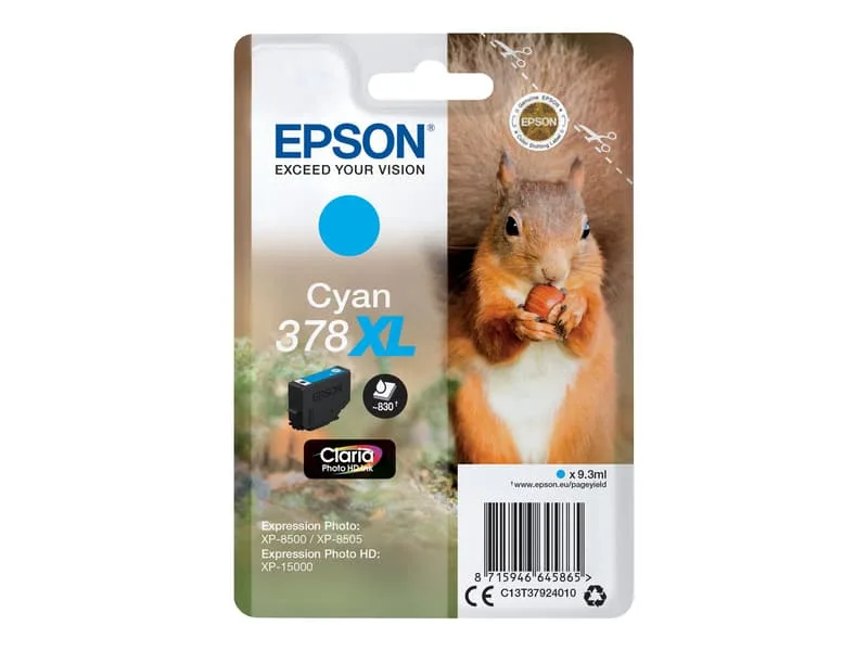 Epson Bläck Cyan 9.3ml 378XL